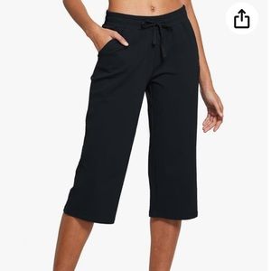 New BALEAF Women's Capris Lounge Pants for Women with Pockets Size XL